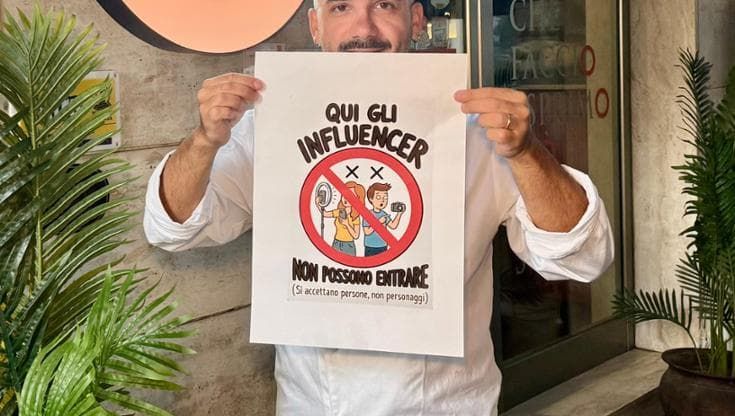 “Qui gli Influencer non possono entrare”: il pizzaiolo accende il caso