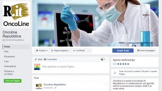 Oncoline è social. La corretta informazione sui tumori viaggia anche su Facebook