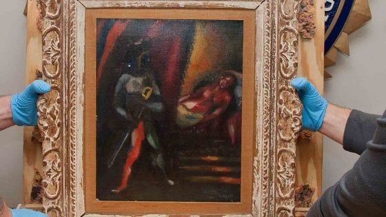 Troppo famoso: ritrovato quadro di Chagall rubato a New York 30 anni fa