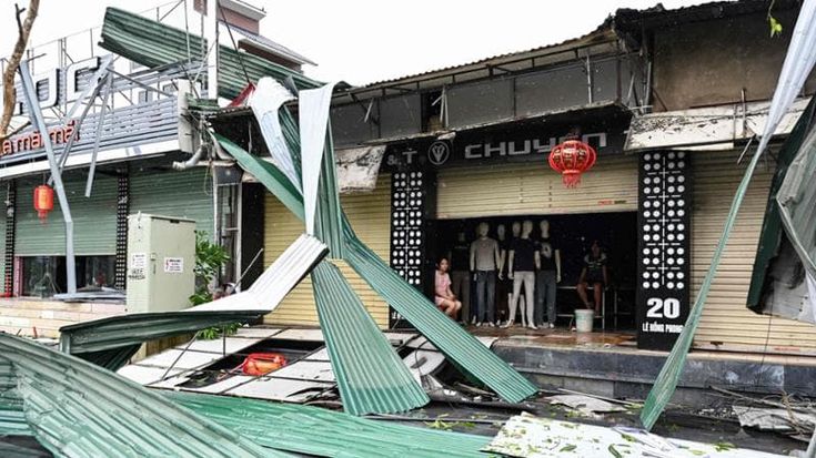 Vietnam, tifone Kajiki: quattro morti e più di un milione di abitanti senza elettricità