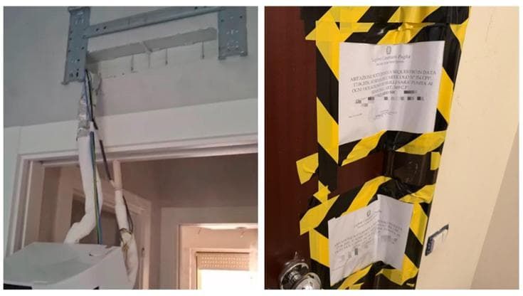 Sequestrata la casa devastata a San Pio: era stata tolta al fratello del boss che l’aveva occupata
