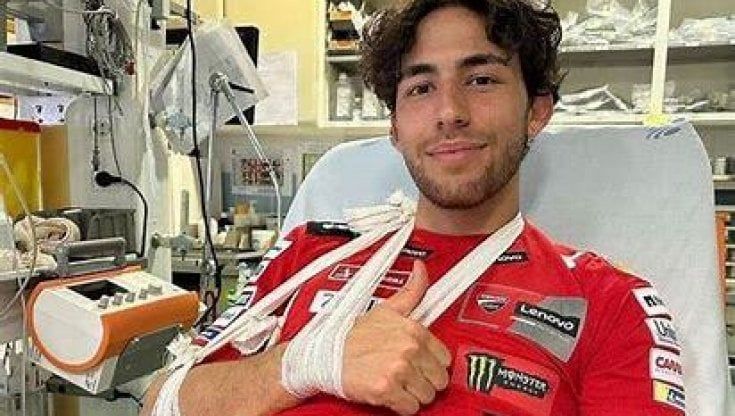 MotoGp: Bastianini, scongiurata l'operazione. Tornerà in pista a Austin