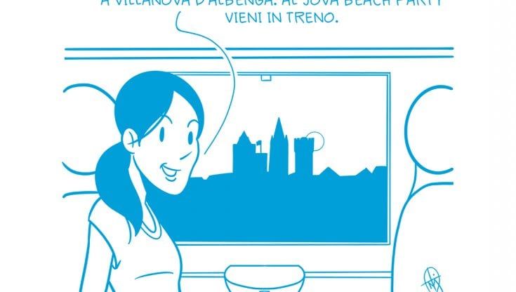 Il fumetto Azzurra arriva a Villanova D'Albenga per la quarta tappa del Jova beach party