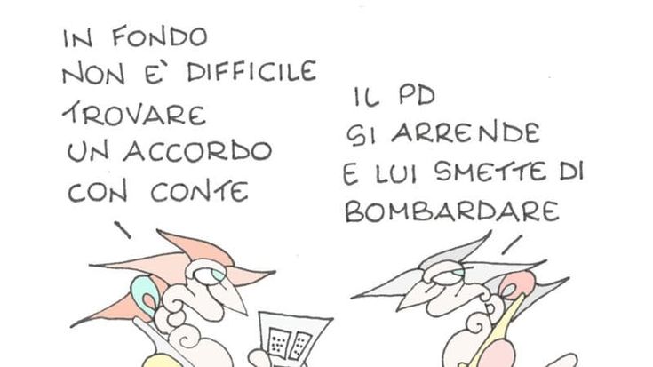La vignetta di Ellekappa