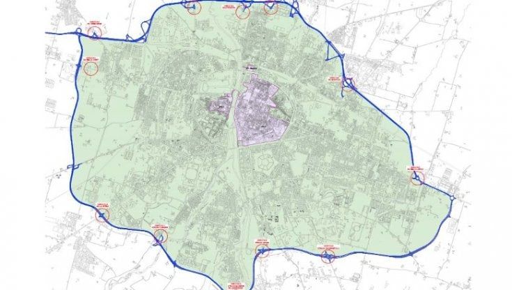 Parma, ecco dove saranno collocati i primi dodici varchi dell'area verde