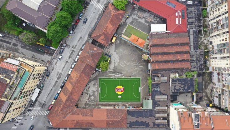 PepsiCo dona un campo da calcetto "carbon neutral" al quartiere Aurora di Torino