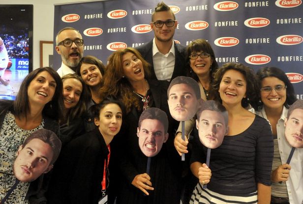Basket: il campione Gallinari  in Barilla