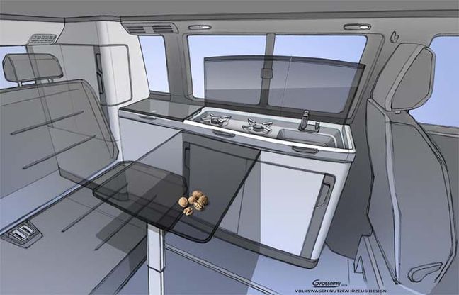 Volkswagen California 6.1, operazione tempo libero