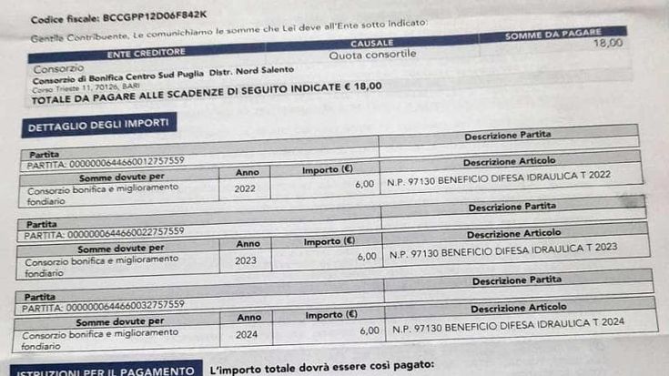Recapitata cartella esattoriale da 18 euro, ma l'uomo è morto nel 1999: “Oggi avrebbe 113 anni”