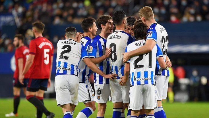 Liga, la Real Sociedad torna in vetta. Pari show tra Valencia e Atletico