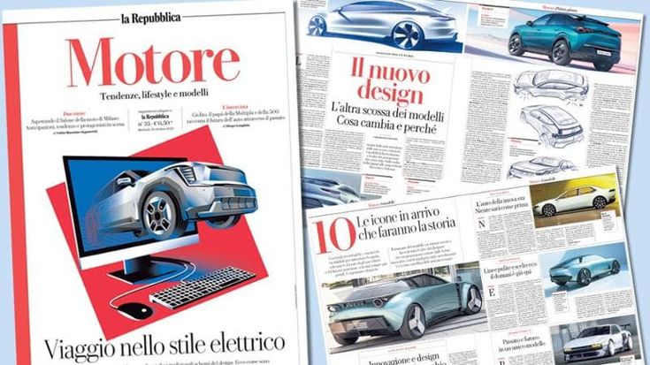 Rivoluzione di stile. Viaggio nel nuovo design dell’auto elettrica. Oggi su Motore, in regalo con Repubblica