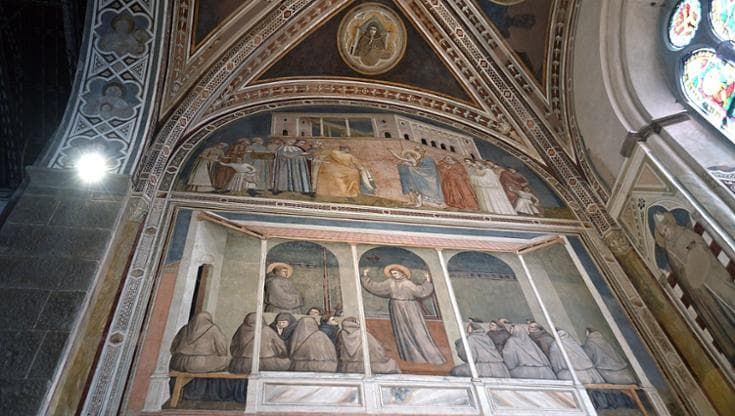 Firenze, le “Storie di San Francesco” di Giotto tornano a risplendere in Santa Croce