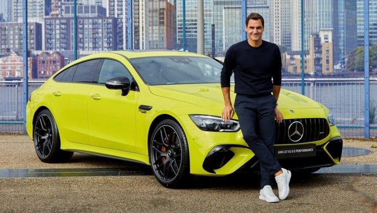 All'asta la Mercedes Amg di Federer, la più potente di sempre