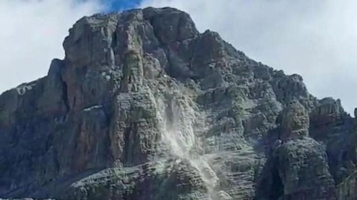Clima, nuovo crollo a Cima Falkner: dopo il boato la montagna cambia volto per sempre