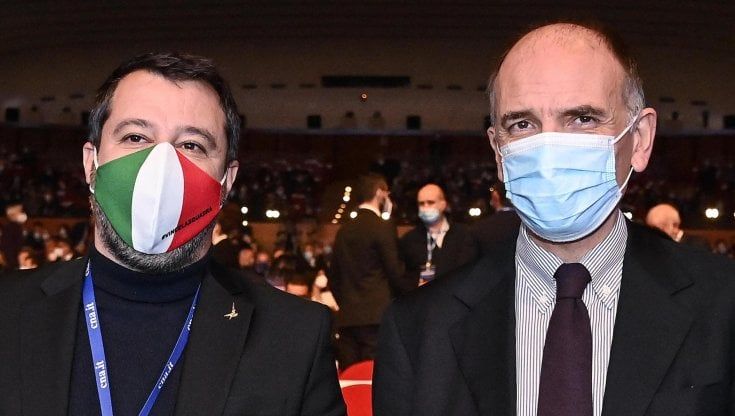 Quirinale, le parole tra Salvini e Letta