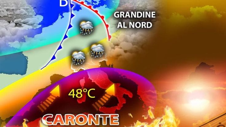 Previsioni meteo: temporali con grandine al Nord, ma si prepara eccezionalmente il Caronte bis