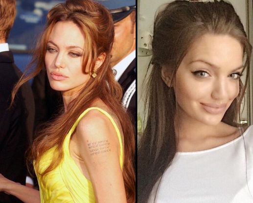 Angelina e Chelsea, due gocce d'acqua: la ragazza scozzese è identica a Jolie