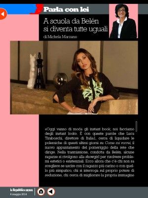A scuola da Bel&eacute;n si diventa tutte uguali