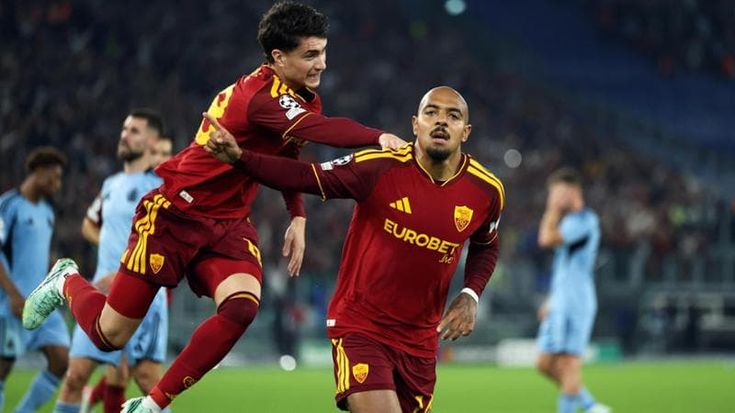 Roma, tutto facile con lo Slovan: 4-0, torna al gol Malen. Prima gioia in Champions dopo 7 anni