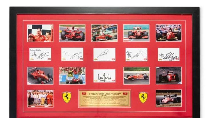 All’asta i cimeli Ferrari della collezione di Stanley Cohen, compresi i caschi di Schumacher e Lauda