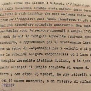 In mostra a Roma i documenti inediti dei diplomatici italiani che salvarono gli ebrei dalla Shoah