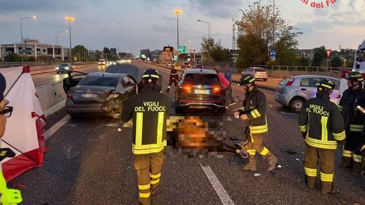 Due cavalli in fuga sulla Valassina provocano maxi tamponamento: 4 feriti, morto uno degli animali