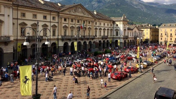 Ferrari Cavalcade, show delle Rosse 