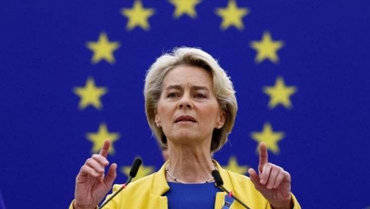 Bufera sulle parole di von der Leyen. Salvini: "Cosa è bullismo istituzionale?". Letta: "La frase crea casino" 