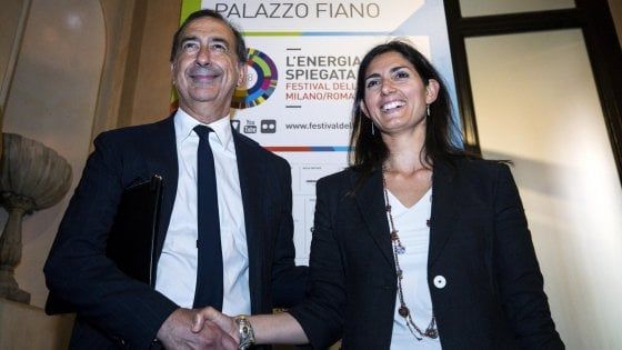 Un milanese a Roma: Beppe Sala ospite di Virginia Raggi