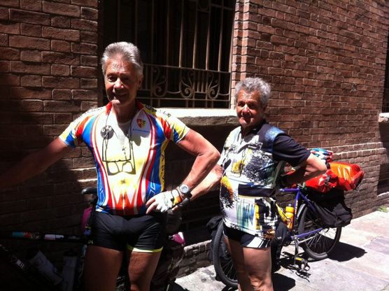 Dalla Francia tutta l'Italia in bici con sosta a Parma