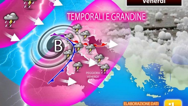 Previsioni meteo, ancora tempo instabile e pioggia fino al weekend