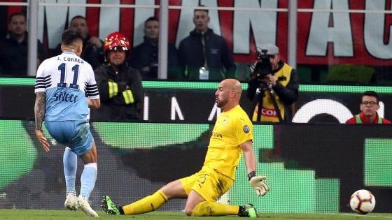 Coppa Italia, Milan-Lazio 0-1: Correa manda i biancocelesti in finale