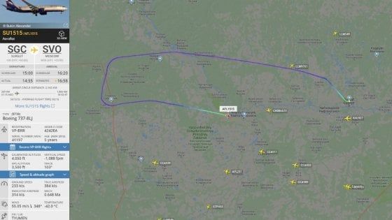 Tentativo di dirottamento per un aereo dell'Aeroflot in volo dalla Siberia a Mosca