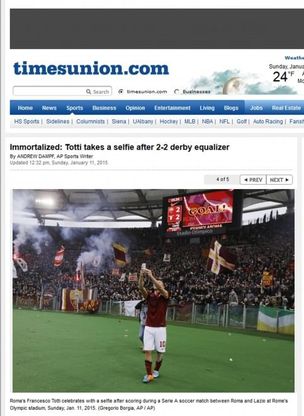 Il selfie di Totti ha fatto il giro del mondo
