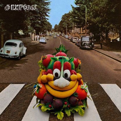 Foody come i Beatles, la mascotte di Expo gira il mondo