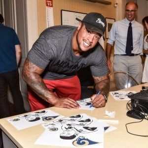 La star della Nfl stregata da Pompei e Maradona