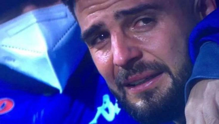 Napoli addio scudetto: le lacrime di Insigne