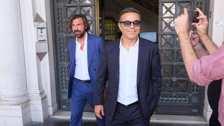 Pirlo, nuovo allenatore della Sampdoria, a Genova: “Sono cresciuto con il mito di Vialli e Mancini”