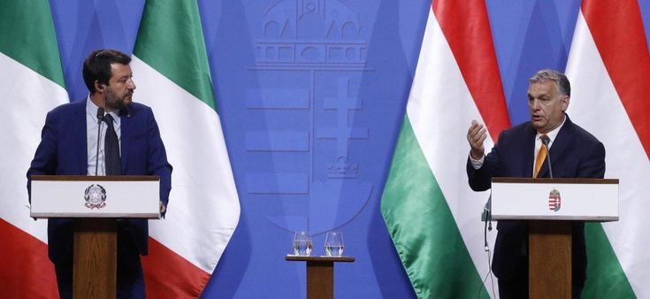 Sovranisti, il patto del filo spinato tra Salvini e Orbán per l’alleanza della destra