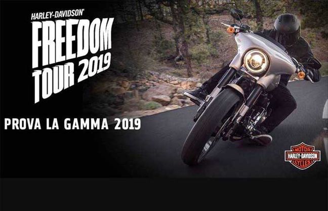 Tutti in sella con gli Harley-Davidson Freedom On Tour 2019