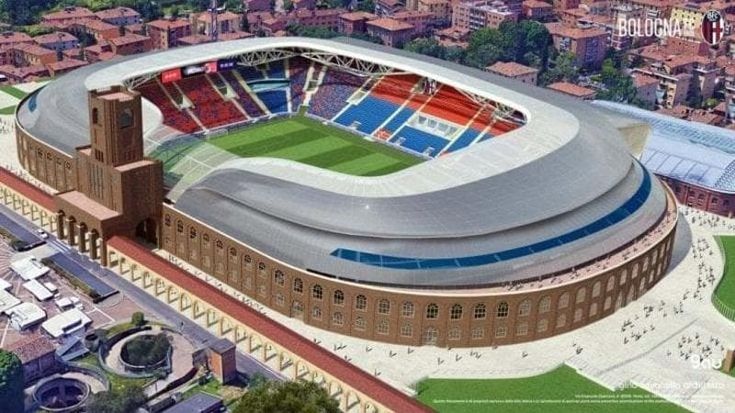 Il nuovo Dall’Ara e lo stadio temporaneo, ora è caccia agli investitori