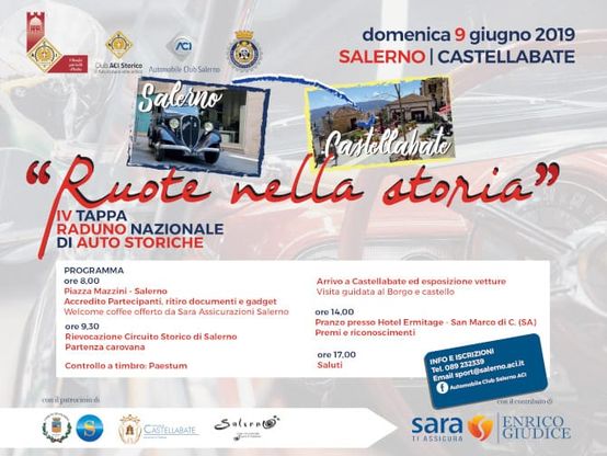 Ruote nella Storia, nuova tappa a Castellabate
