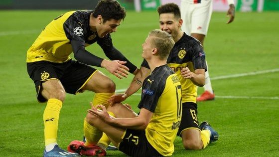 Champions, Dortmund-Psg 2-1: uragano Haaland, ai parigini non basta Neymar