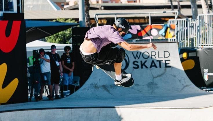 Skateboarding: coppa del Mondo Roma da record