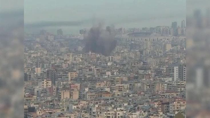 Beirut, ripresi dopo cinque giorni i bombardamenti israeliani sulla città