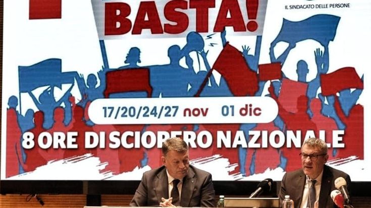 Cgil e Uil in sciopero contro la manovra. Cisl manifesta per migliorarla. Landini: “La nostra protesta non finisce qui”