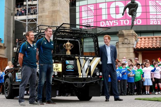 Rugby, 100 giorni ai Mondiali: il principe Harry alla cerimonia