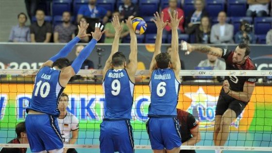 Volley, Europei: esordio amaro per l'Italia, azzurri ko con la Germania al tie-break