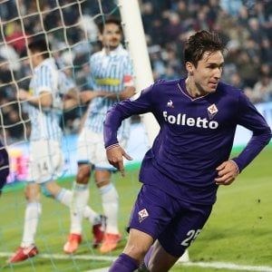 Chiesa salva la Fiorentina, con la Spal finisce 1-1