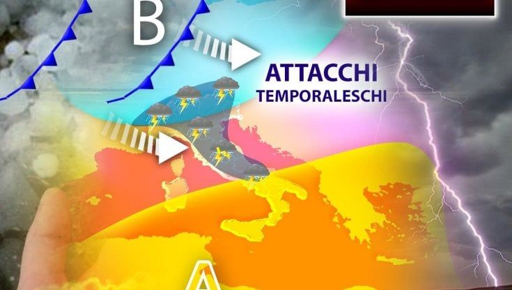 Previsioni meteo, settimana all'insegna di temporali e instabilità